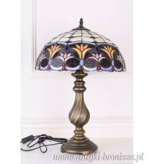 LAMPKA WITRAŻOWA tiffany - kwiaty