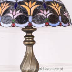 LAMPKA WITRAŻOWA tiffany - kwiaty