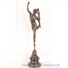 MERKURY - HERMES patron biznesu FIGURA Z BRĄZU 58MERKURY - HERMES patron biznesu FIGURA Z BRĄZU 58