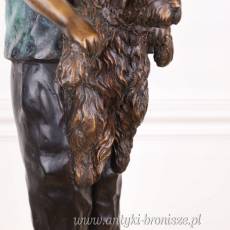 DZIECKO z pieskiem BRĄZ 58 cm