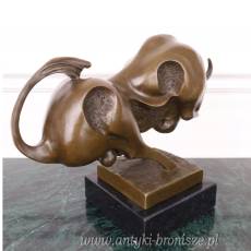 BYK Z BRĄZU - Figura Art Deco *sygnowana*