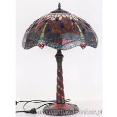 LAMPKA nocna WITRAŻOWA tiffany KOLOROWE WAŻKI