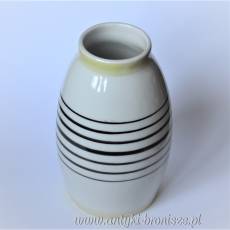 Wazon a'la Picasso Zsolnay projekt Török Janos węgierski design lata 60-te wys.12cm