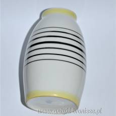 Wazon a'la Picasso Zsolnay projekt Török Janos węgierski design lata 60-te wys.12cm