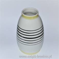 Wazon a'la Picasso Zsolnay projekt Török Janos węgierski design lata 60-te wys.12cm