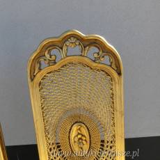 WYSOKIE ZŁOTE KRZESŁA - barok 131 cm