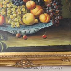 OBRAZ ZŁOTA RAMA - OWOCOWY RAJ- 61 X 71 cm