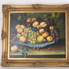 OBRAZ ZŁOTA RAMA - OWOCOWY RAJ- 61 X 71 cm