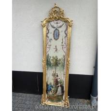 ZŁOTA RAMA - CYRKOWCY - secesja OBRAZ Płótno 180 cm