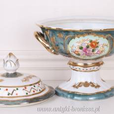 Pięknie zdobiona waza z PORCELANY!