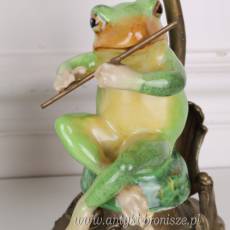 Komplet świeczników porcelanowych - ŻABKI