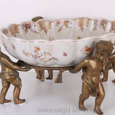 PATERA Porcelana z Brązem NA ANIOŁKACH! PTAKI