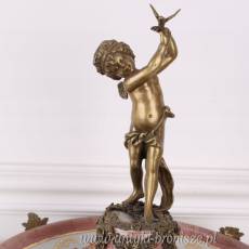 PATERA PORCELANOWA AMOREK OKUCIA Z BRĄZEM