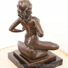 Figurka z Brązu EROTYK - Naga Kobieta w Szpilkach!