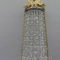 KINKIETY KRYSZTAŁOWE + mosiądz 70 CM 2 SZTUKI