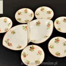 Konfiturówki art deco Tułowice 1928/45r unikalny komplet