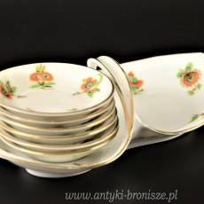Konfiturówki art deco Tułowice 1928/45r unikalny komplet