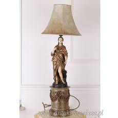 POSTACIOWA LAMPA FIGURALNA z abażurem