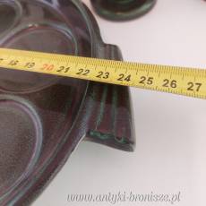 Ceramiczny zestaw do jajek na miękko dla 6 osób na tacce