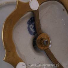 PIĘTROWA PATERA PORCELANOWA z brązem 3 POZIOMY