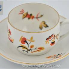 Filiżanka art deco espresso Bareuther Waldsassen BC Bavaria 1920r