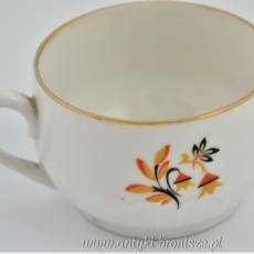 Filiżanka art deco espresso Bareuther Waldsassen BC Bavaria 1920r