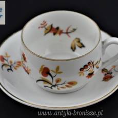 Filiżanka art deco espresso Bareuther Waldsassen BC Bavaria 1920r