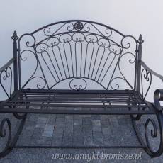 BUJANA ŁAWKA -PIĘKNA metalowa do ogrodu !