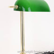 RETRO LAMPKA na biurko Styl Vintage! -ZIELONO-ZŁOTA