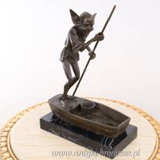 FIGURA Z BRĄZU żeglujący gremlin ZERKNIJ