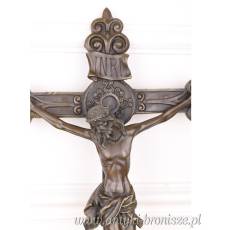 KRZYŻ DO POWIESZENIA *brąz*PAN JEZUS