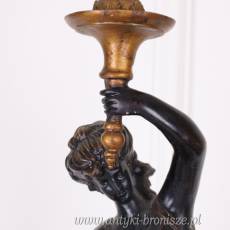 POSTACIOWA LAMPA FIGURALNA na swieczke , swiece