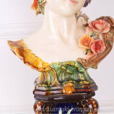 DAMA KAMELIOWA - KOLOROWE POPIERSIE PORCELANOWE