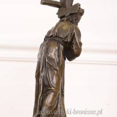 JEZUS NIOSĄCY KRZYŻ -KALWARIA -FIGURA Z BRĄZU