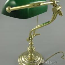ZIELONO-ZŁOTA RETRO LAMPKA na biurko Styl Vintage!