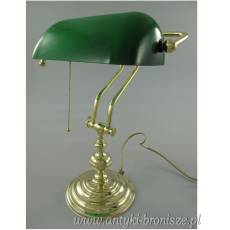 ZIELONO-ZŁOTA RETRO LAMPKA na biurko Styl Vintage!