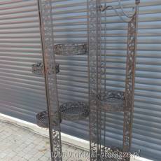 PERGOLA brązowa metalowa półka stojak na kwiaty