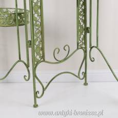 METALOWA PERGOLA półka stojak na kwiaty PATYNA