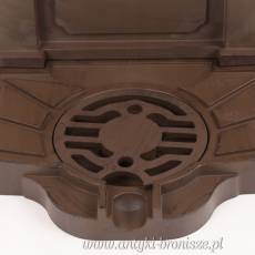 STOJĄCA DUŻA - WLEWKA WODY kranik ALUMINIOWA BRĄZOWA