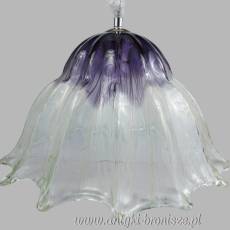 Lampa wisząca, żyrandol szkło Murano włoski design lata 70te średnica 60cm