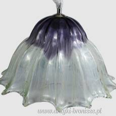 Lampa wisząca, żyrandol szkło Murano włoski design lata 70te średnica 60cm