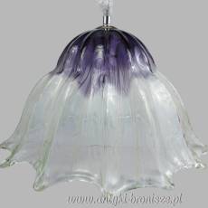Lampa wisząca, żyrandol szkło Murano włoski design lata 70te średnica 60cm