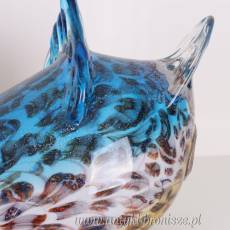 KACZKA- kolorowa figurka ze szkła MURANO