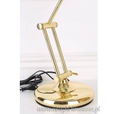 BANKIERKA -ZIELONO-ZŁOTA -LAMPKA na biurko Styl Vintage!