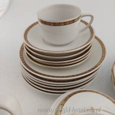 Zestaw porcelanowy do kawy/herbaty art -deco dla 6 osób KPM Wałbrzych 1904-1927