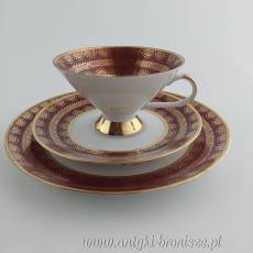 Filiżanka porcelanowa (trio) Niemcy Bawaria Kirchenlamitz Bracia Winterling po 1950r