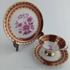 Filiżanka porcelanowa (trio) Niemcy Bawaria Kirchenlamitz Bracia Winterling po 1950r