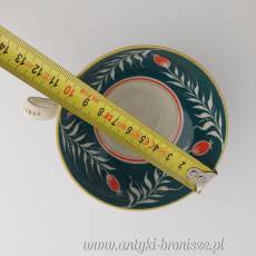 Filiżanka porcelanowa (trio) Turyngia Kahla ręcznie malowana