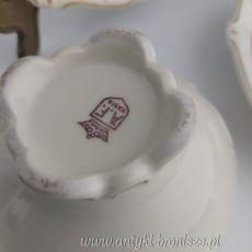 Filiżanka porcelanowa (trio) Turyngia Kahla ręcznie malowana