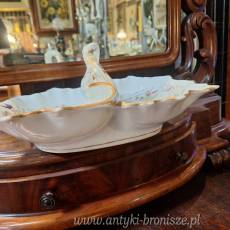 Patera apperitif z raczka, porcelana - poz. 4576